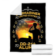 Submariner United States DD-214 Alumni Fleece Blanket - Spreadstores