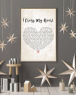 Song Lyrics On Canvas, I Cross My Heart Canvas, Valentine's Day Gifts Idea Canvas - Spreadstores