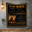 Quilt Blanket, Gifts For Her, To My Wife I Didn't Marry You So I Could Live With You, Gift For Wife Quilt Blanket - Spreadstores