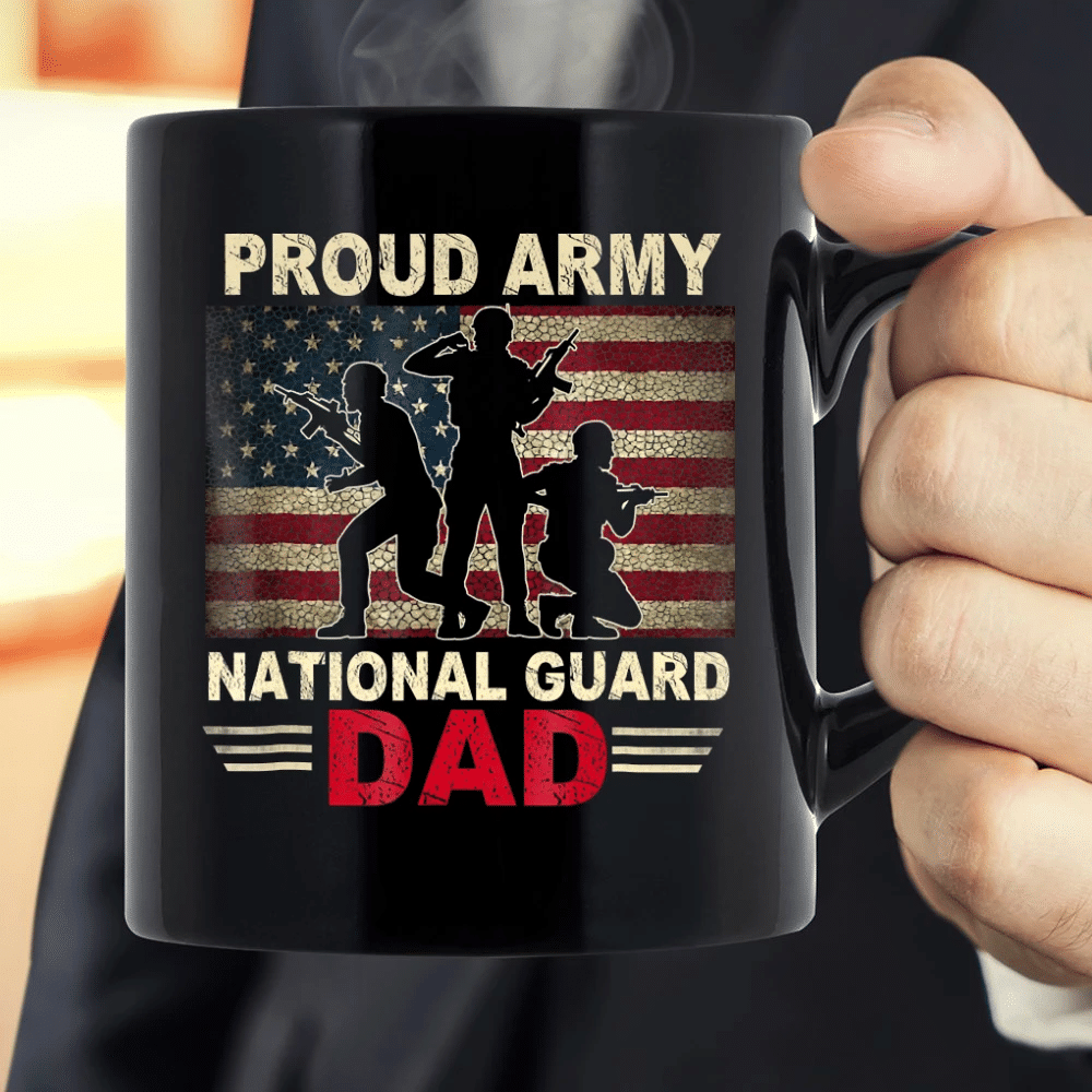 Proud Army National Guard Dad Mug - Spreadstores
