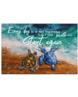 Sea Turtle Wall Art, Gifts For Her, Every Day Is A New Beginning Turtles Canvas - Spreadstores
