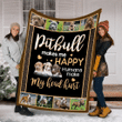 Pitbull Lovers Dog Fleece Blanket, Gift For Dog Lover - Spreadstores
