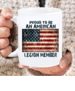 Proud To Be An American Legion Member Veterans Mug - Spreadstores