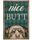 Rottweiler Dog Canvas, Rottweiler Wall Art, Gift For Dog Lovers, Rottweiler Gifts, Rottweiler Nice Butt Canvas - Spreadstores