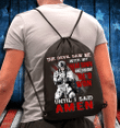 The Devil Saw Me With Head Down And Thought He'd Won Until I Said Amen Drawstring Bag - Spreadstores