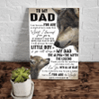 To My Dad, I Am Because You Are So Much Of Me Is Made From Matte Canvas - Spreadstores