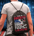 This Is America If You Don't Like It Leave Drawstring Bag - Spreadstores