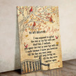 To My Beloved Wife, I Was Supposed To Spend The Rest Of My Life With You Cardinal Bird Canvas - Spreadstores