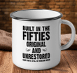 Veteran Mug, Father's Day Gift For Dad, Built-In The Fifties Original And Unrestored Camping Mug - Spreadstores