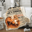 To My Wife Meeting You Was Fate Becoming Your Friend Was A Choice Horse Fleece Blanket - Spreadstores