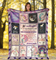 To My Granddaughter Don't Let Anyone Take You For Granted, Gift For Granddaughter Fleece Blanket - Spreadstores