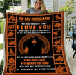 To My Husband Never Forget That I Love You, You Are My Soulmate My Everything Sherpa Blanket - Spreadstores