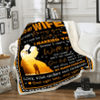To My Wife I Didn't Marry You So I Could Live With You, You Are My Queen Forever Sherpa Blanket - Spreadstores