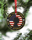 Veteran Ornament, I Am The Veteran And The Veteran's Wife Circle Ornament (2 Sided), Christmas Decor Gift - Spreadstores
