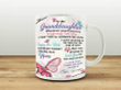 To My Granddaughter, Wherever Your Journey In Life, I Pray You'll Always Be Safe, Gift For Granddaughter Mug - Spreadstores