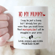 To My Mommy Mug, Love Message From Bump, Pregnancy Announcement Mug, Gift For Mothers Day, New Mom Mug - Spreadstores