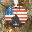 Veteran Ornament, Proud To Be Veteran Circle Ornament (2 sided) - Spreadstores