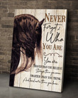 Valentine's Day Gifts For Her, Gift For Him, Never Forget Who You Are Horse Canvas - Spreadstores