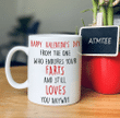 Valentine's Day Gifts For Her For Him, Happy Valentine's Day From The One, Funny Gifts Mug - Spreadstores