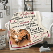 To My Wife I Wish I Could Turn Back The Clock I'd Find You Sooner And Love You Longer Horse Fleece Blanket - Spreadstores