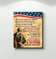 Veteran Canvas There Is Something In A Veteran That Makes Him Stand Apart There Is Strength In A Veteran Canvas - Spreadstores