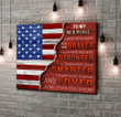 To My Marine Always Remember You Are Braver Than You Believe Stronger Than You Seem Canvas, Veteran Wall Art - Spreadstores