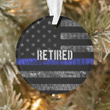 Veteran Ornament, Gift For Veteran, Retired Circle Ornament (2 sided) - Spreadstores