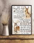 Wife Canvas, Gift For Wife, Valentine Gift, Anniversary Gift, To My Gorgeous Wife When I Say I Love You More Deer Canvas - Spreadstores