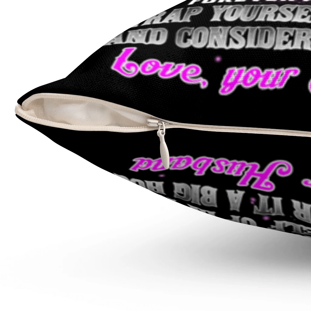 Wife Pillow, Gift For Wife, Valentine's Gift Ideas, To My Wife Never Forget I Love You Purple Moon Pillow - Spreadstores