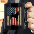 Vintage American Flag Shiba Inu Dog Lover Mug - Spreadstores