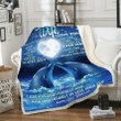 Wife Blanket, Gift For Wife, To My Wife No Matter Ho Much I Say I Love You Dolphin And Moon Fleece Blanket - Spreadstores