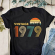 Vintage 1979, Birthday Gifts Idea, Gift For Her For Him Unisex T-Shirt KM0704 - Spreadstores