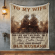 Wife Blanket, Gifts For Her, To My Wife, Our Home Ain't No Castle V2 Quilt Blanket - Spreadstores
