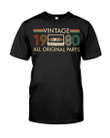 Vintage 1980, All Original Parts 2, 41st Birthday Gifts For Him For Her, Birthday Unisex T-Shirt - Spreadstores