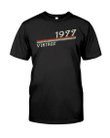 Vintage 1977 Shirt, 1977 Birthday Shirt, Birthday Gift Idea, Vintage 1977 V4 Unisex T-Shirt KM0405 - Spreadstores