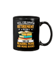 Yes, I Do Have A Retirement Plan I Will Be Reading More And More Books Black Mug - Spreadstores