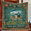 Wife Quilt, Gifts For Her, To My Wife, Never Forget That I Love You, Love Your Husband, Beach Quilt Blanket - Spreadstores