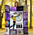 Volleyball It's In My DNA For Volleyball Players Sherpa Blanket - Spreadstores
