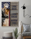 Yorkie Canvas, When It's Too Hard To Look Back I'm Right Beside You, I Will Be There, My Best Friend, Yorkie Dog Canvas - Spreadstores