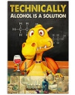 Wine Canvas Technically Alcohol Is A Solution Matte Canvas - Spreadstores