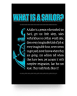 What Is A Sailor 24x36 Poster - Spreadstores