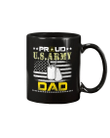 Vintage Proud Dad U.S.Army Veteran Flag Gift Mug - Spreadstores