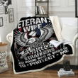 Veteran's Wife My Husband Risked His Life To Save Strangers Fleece Blanket - Spreadstores