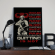 Veterans Poster - Quitting Is Not 24x36 Poster - Spreadstores