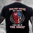 Veteran Shirt, U.S Air Force Shirt, Your First Mistake Was Thinking I Was One Of The Sheep T-Shirt KM0107 - Spreadstores