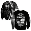 Veteran Sweatshirt, Only Two Defining Forces Have Ever Offered To Die For You 3D All Over Printed Sweatshirts - Spreadstores