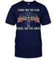 Veteran Shirt, Stand For The Flag Kneel For The Cross T-Shirt - Spreadstores