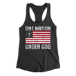 Veteran Shirt, One Nation Under God Women's Tank KM0907 - Spreadstores