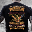 Veteran Shirt, Father Day Shirt, I Once Took A Solemn Oath To Defend The Constitution KM2505 T-Shirt - Spreadstores