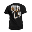 Veteran Shirt, Dad Shirt, Funny Hunting Shirts, Deer Hunting American Flag T-Shirt KM2206 - Spreadstores